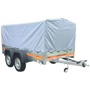 Remorque bâchée TEMA ECO2612/2 double essieu 263x125 cm Gris