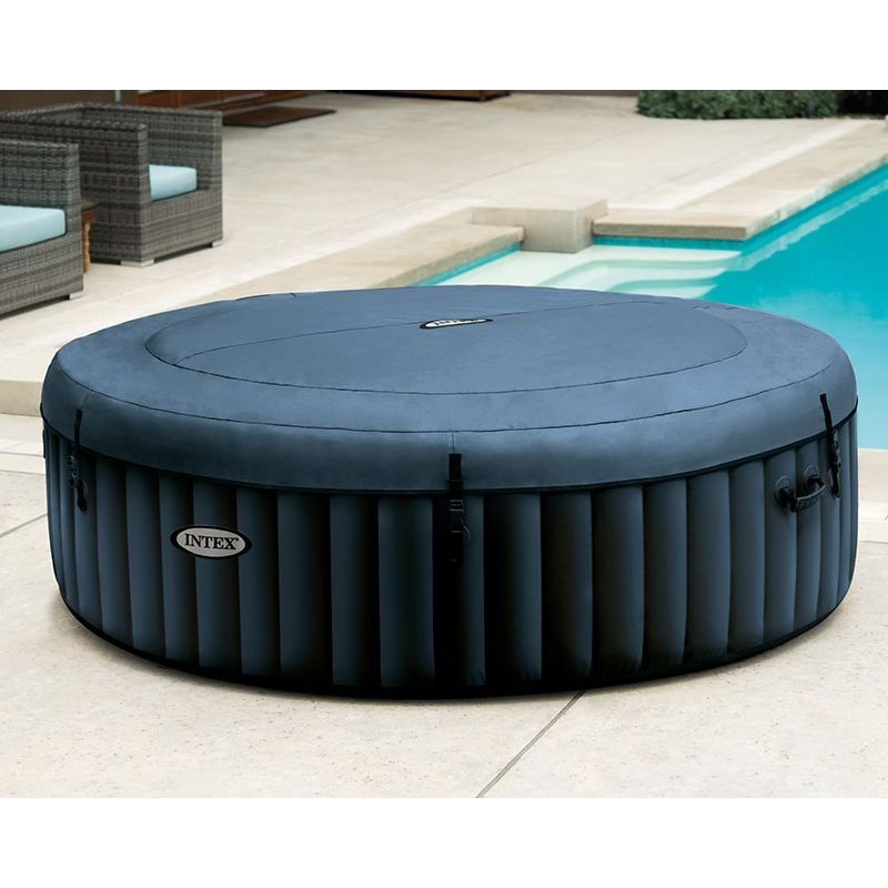Spa Intex PureSpa Blue Navy 4 places avec bulles de luxe – Image 2