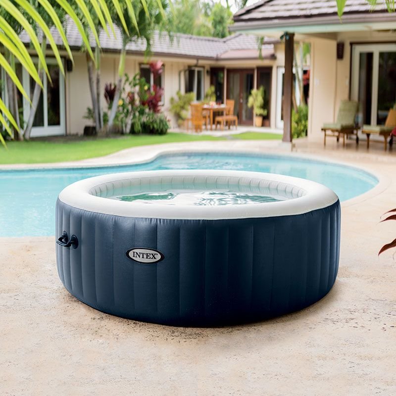 Spa Intex PureSpa Blue Navy 4 places avec bulles de luxe – Image 3