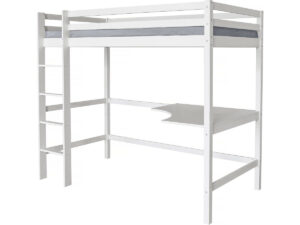 Lit Enfant Mezzanine avec Bureau "Angéla" 90 x 190 cm - Blanc